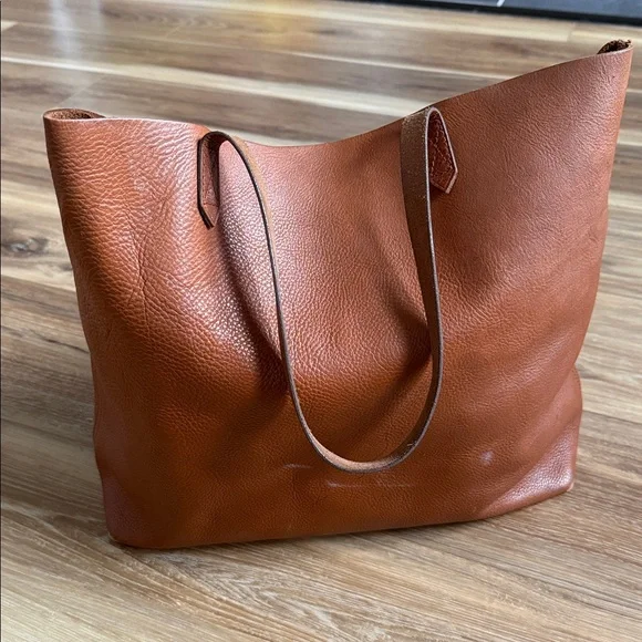 Madewell Brown Leather Tote Bag - Picture 11 of 11